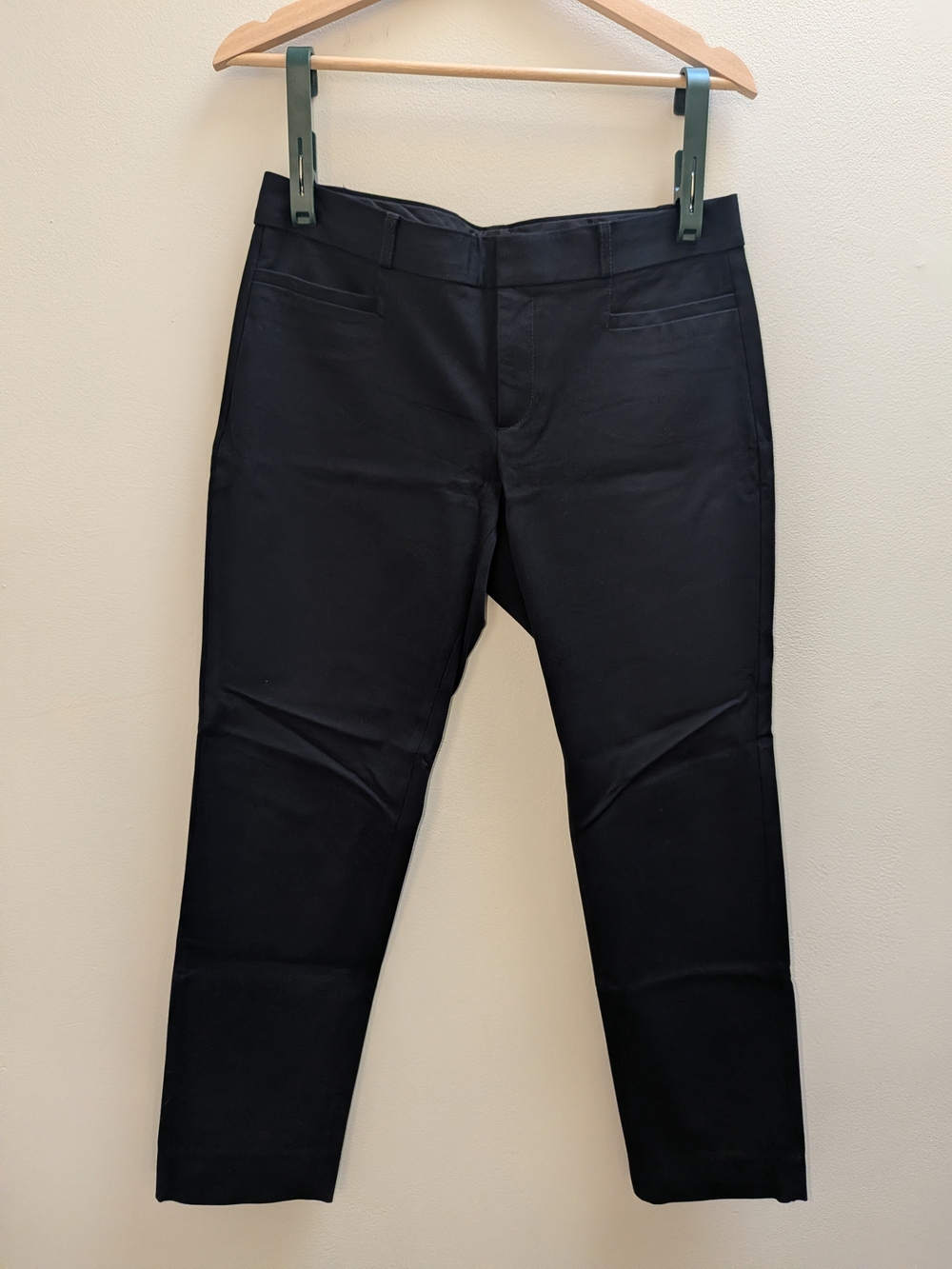 Women's Banana Republic Sloan Black Straight-Leg Dress Pants Size 6